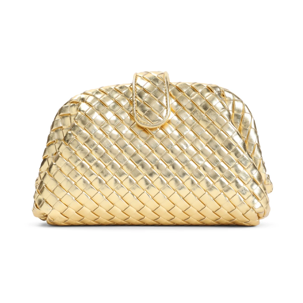Bottega Veneta Kerstcapsule Kleine Clutch Yellow Dames