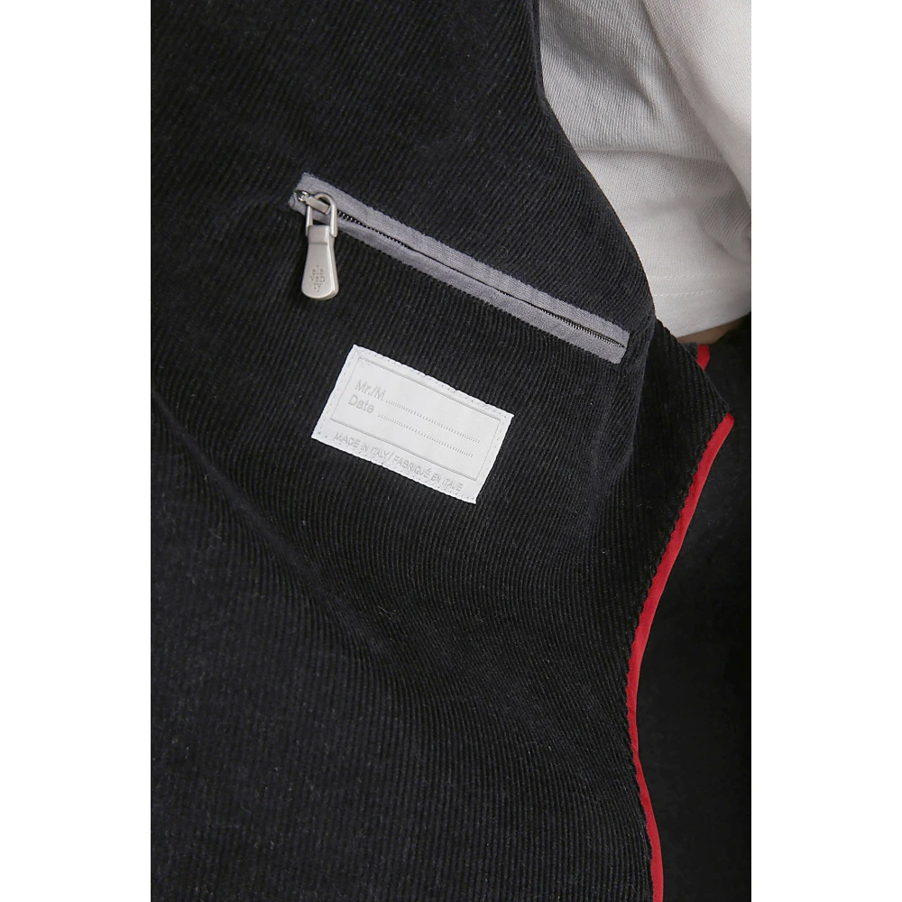 Eleventy Fluweel Katoen Overshirt Broekpak Black Heren