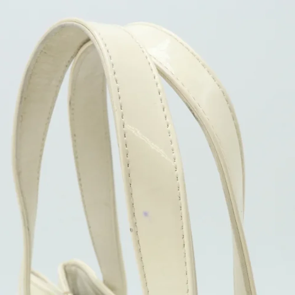 Chanel Vintage Pre-owned Leather handbags Beige Dames