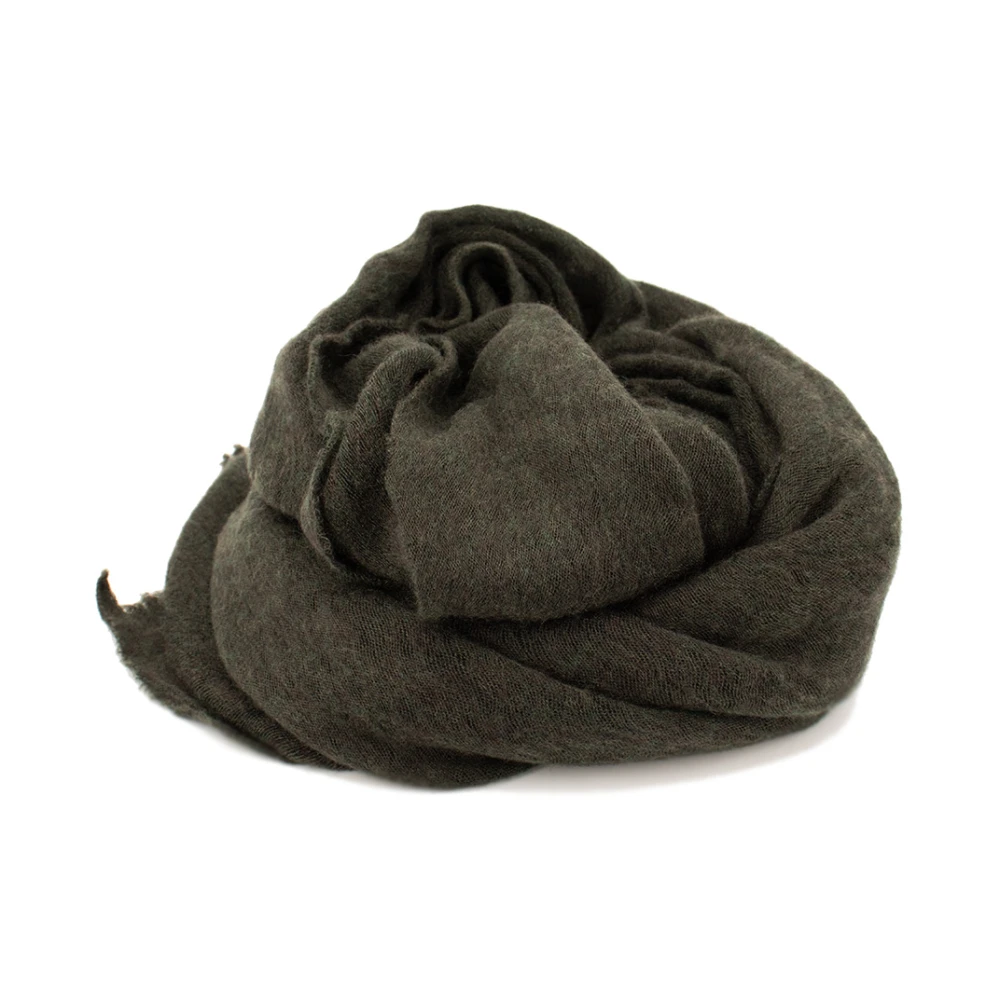 Fedeli Zachte Garen Sjaal voor Winterstijl Black Heren