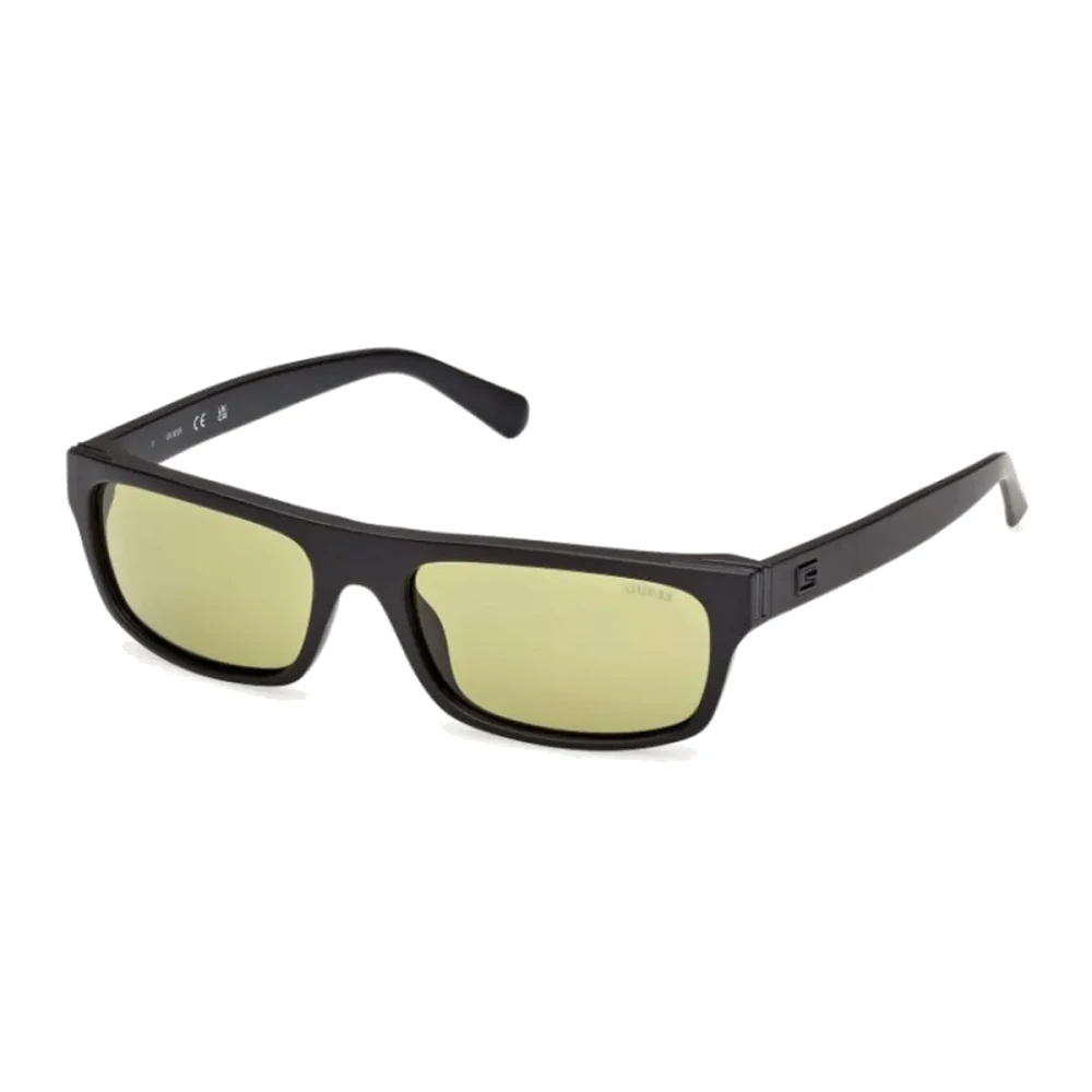 Guess Unisex Black Sunglasses, 57 Mm, Rectangular Sunglasses