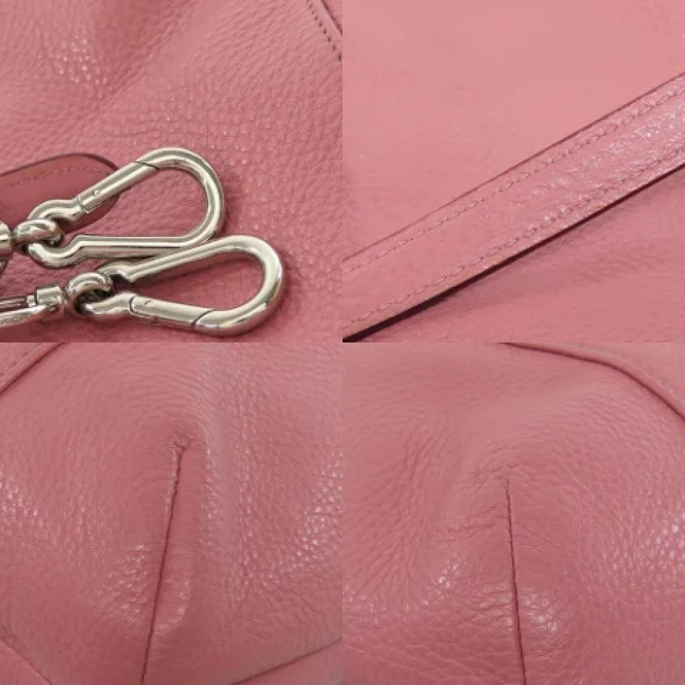 Coach Pre-owned Leather handbags Pink Dames