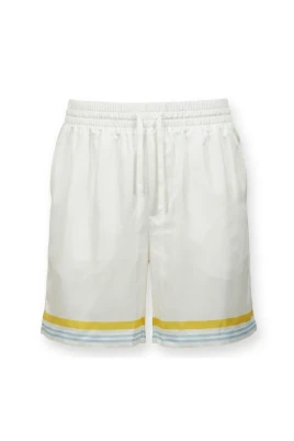 Tennis Landscape Silk Shorts