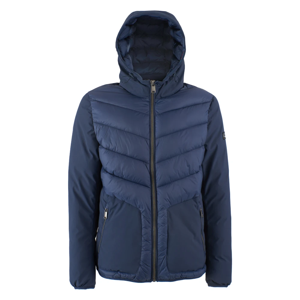 YES ZEE Gewatteerde Navy Jas Blue Heren