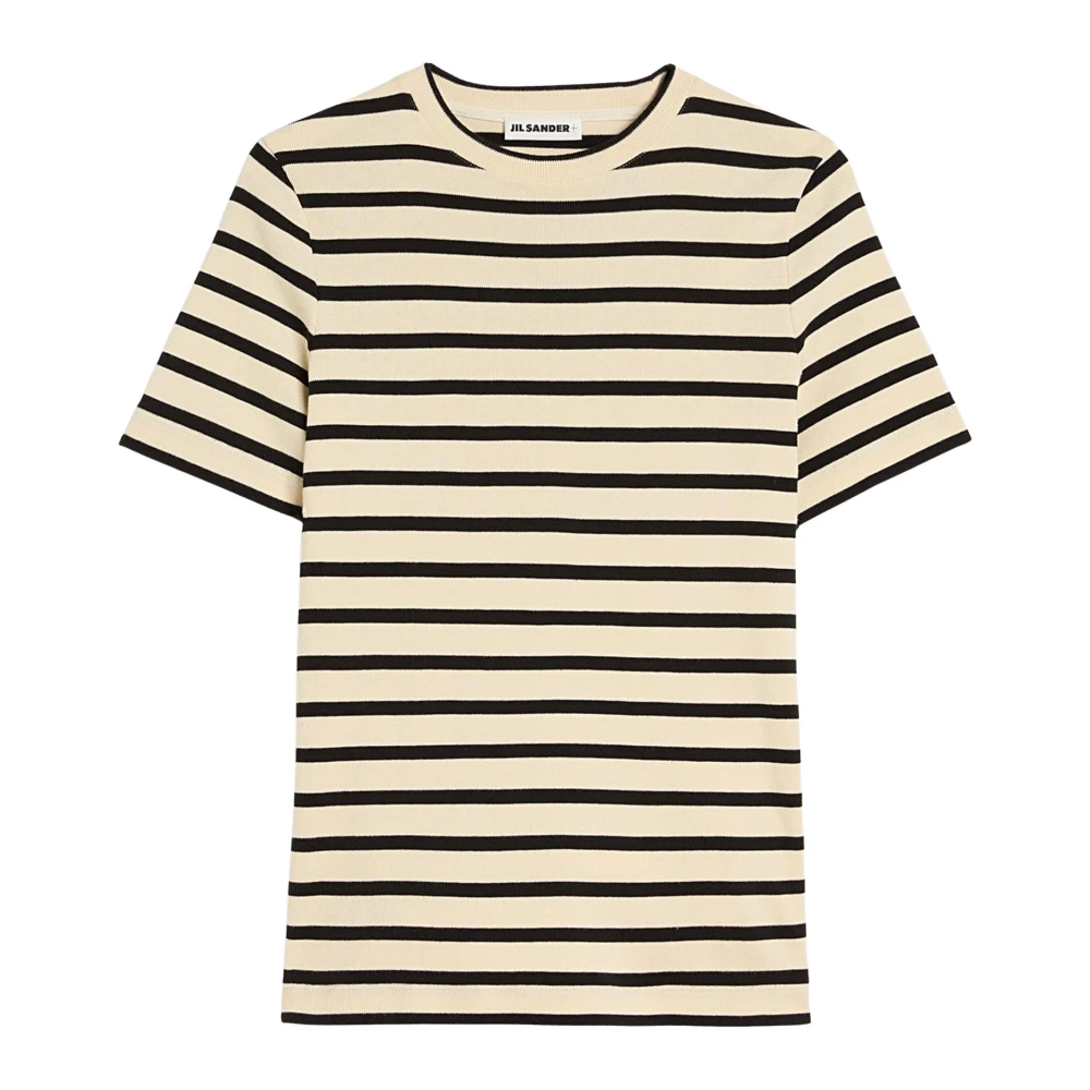 Jil Sander Women's Multicolor T-Shirts, Xs, Cotton Crew-Neck T-Shirt