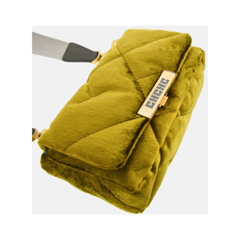 Carolina Herrera Velvet Bimba 9 Elegante Moderne Tas Green Dames