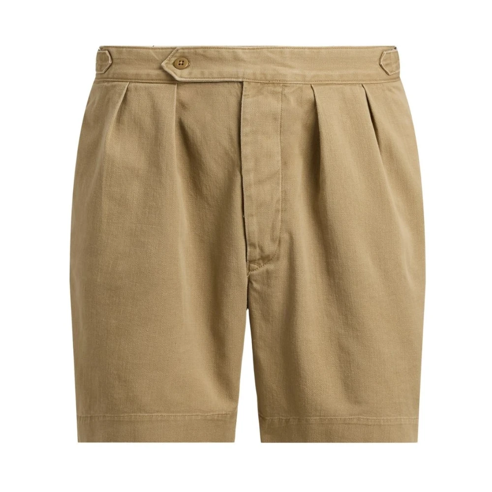 Polo Ralph Lauren Uomo Beige Pantaloncini, W34, New,