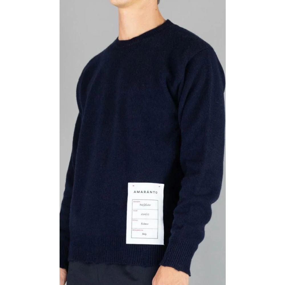 Amaránto Blauwe Sweaters Collectie Blue Heren