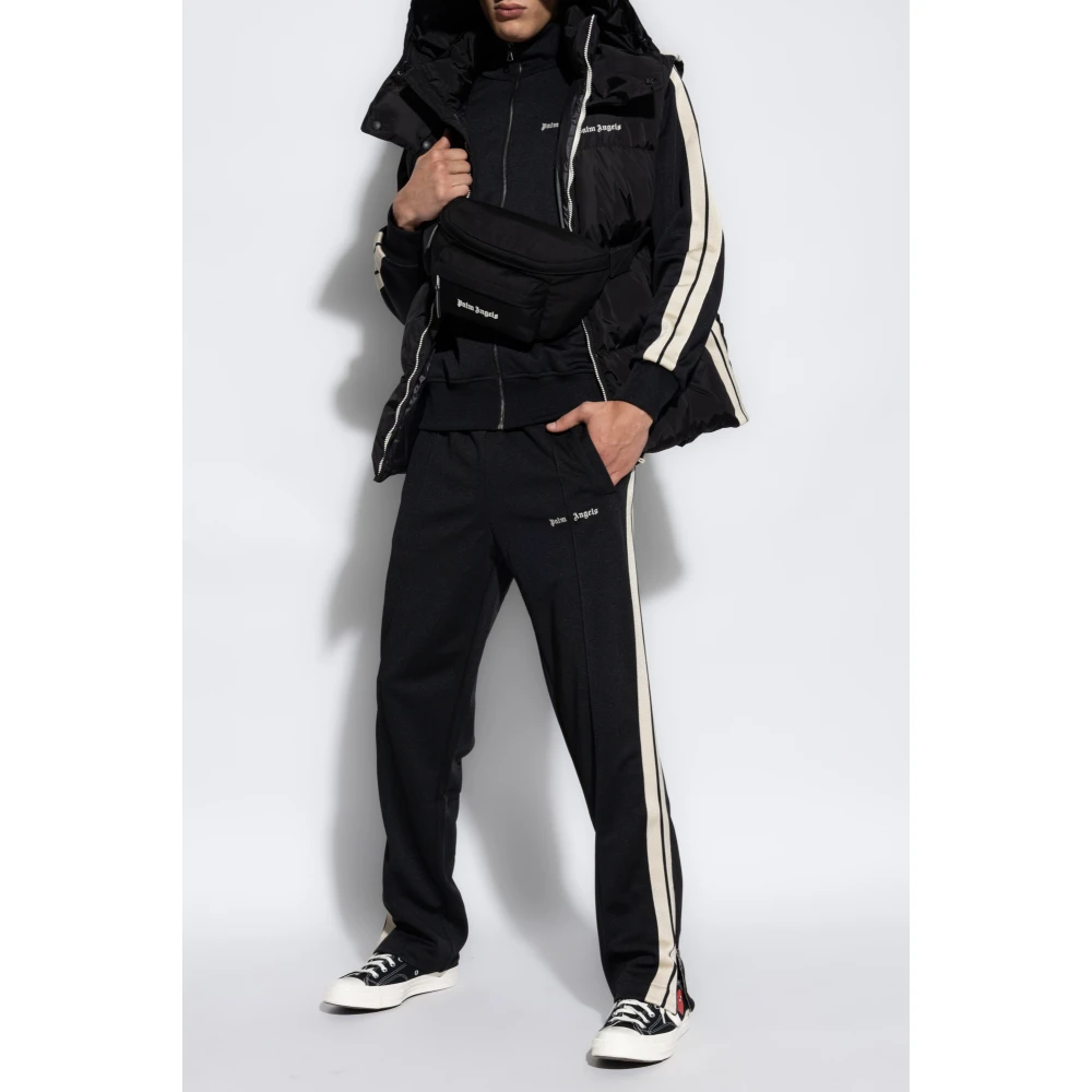 Palm Angels Sweatshirt met Logo Black Heren