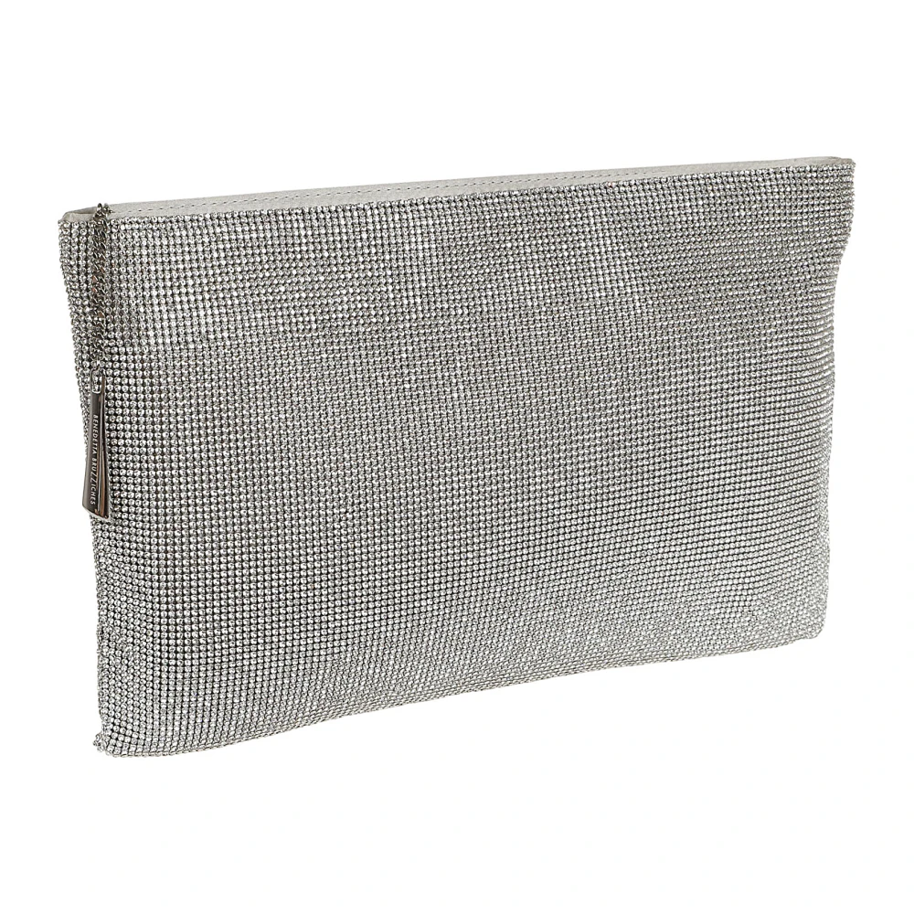 Benedetta Bruzziches Metallic Handtas voor Vrouwen Gray Dames