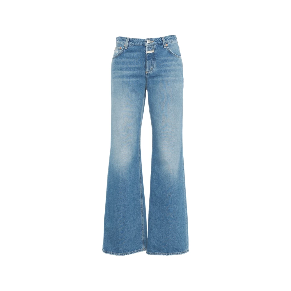 Closed Blue Wide Jeans, Female, W25, Wide Leg Jeans Gillan