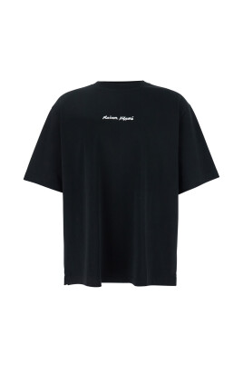 sort-logo-t-shirt-bomuld-mand