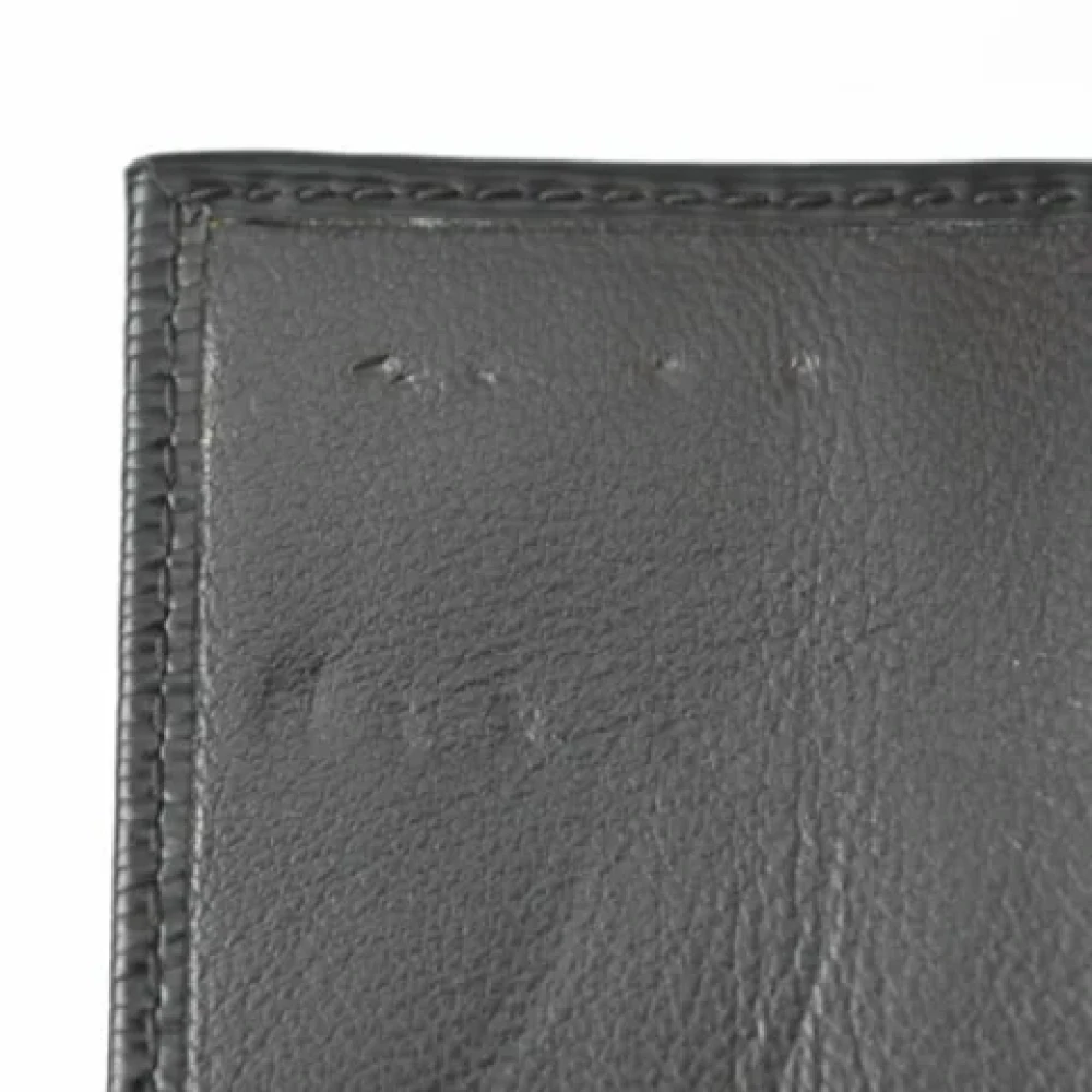Prada Vintage Pre-owned Leather key-holders Black Dames