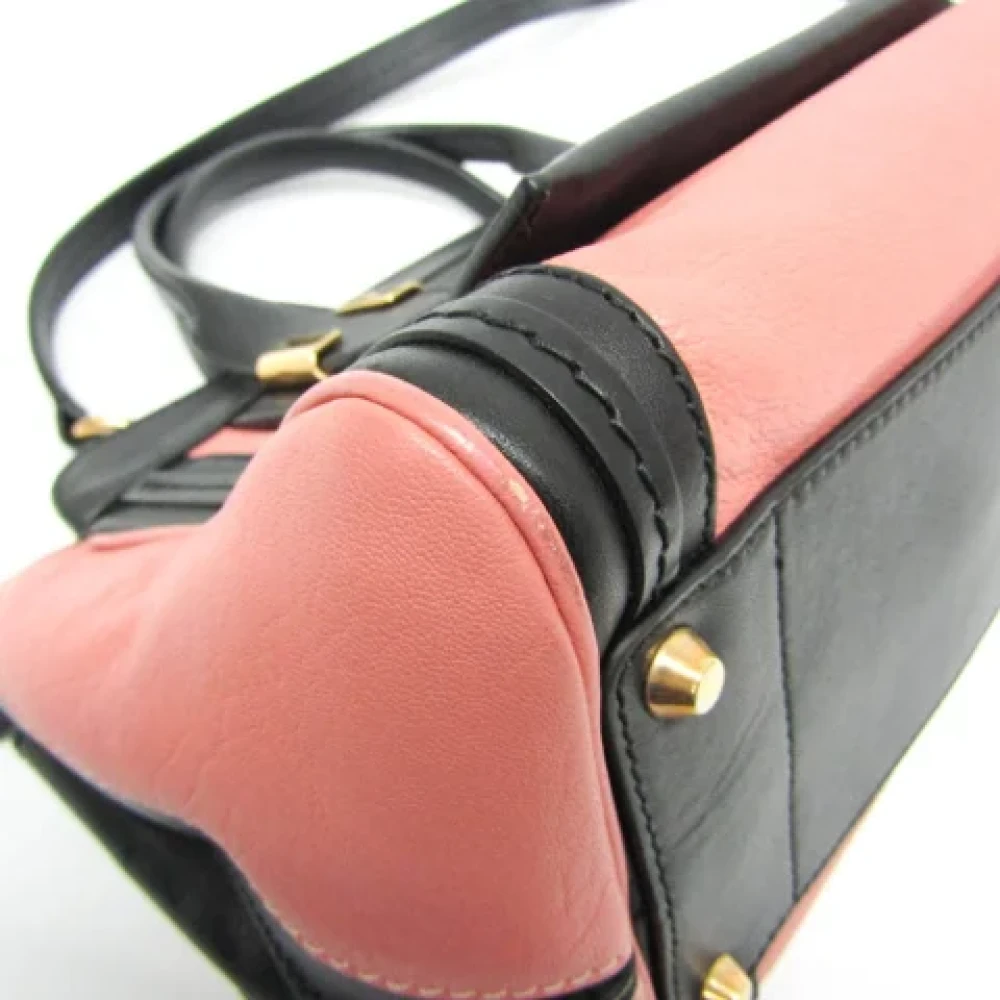 Chloé Pre-owned Leather handbags Pink Dames