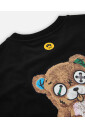 chemise-noire-imprimee