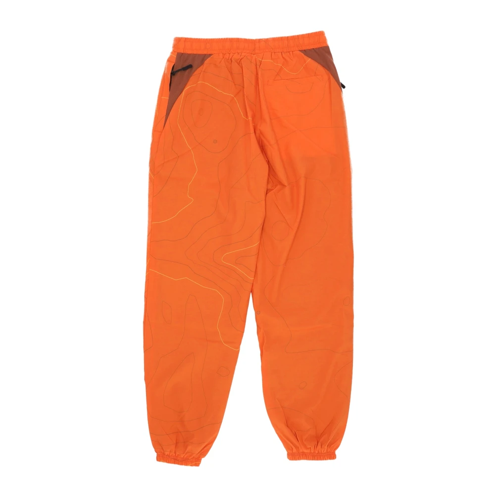 Dolly Noire Oranje Baggy Trainingsbroek met Mesh Orange Heren