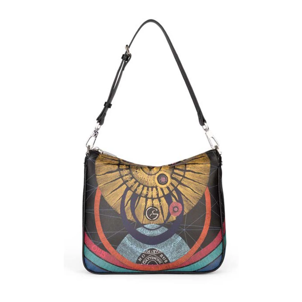 Gattinoni Planetarium Hobo Schoudertas voor Vrouwen Black Dames