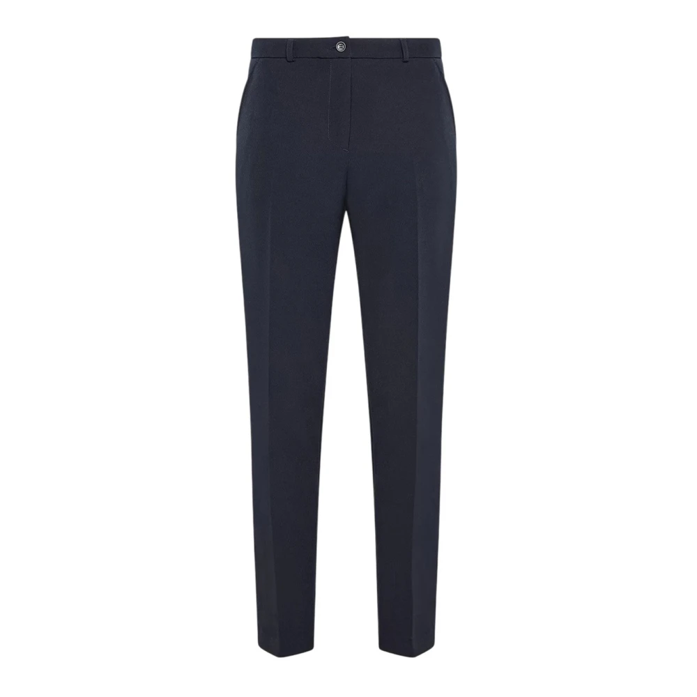 Seventy Blue Slim-Fit Trousers, Female, 2XL, Modern Slim Fit Casual Trousers