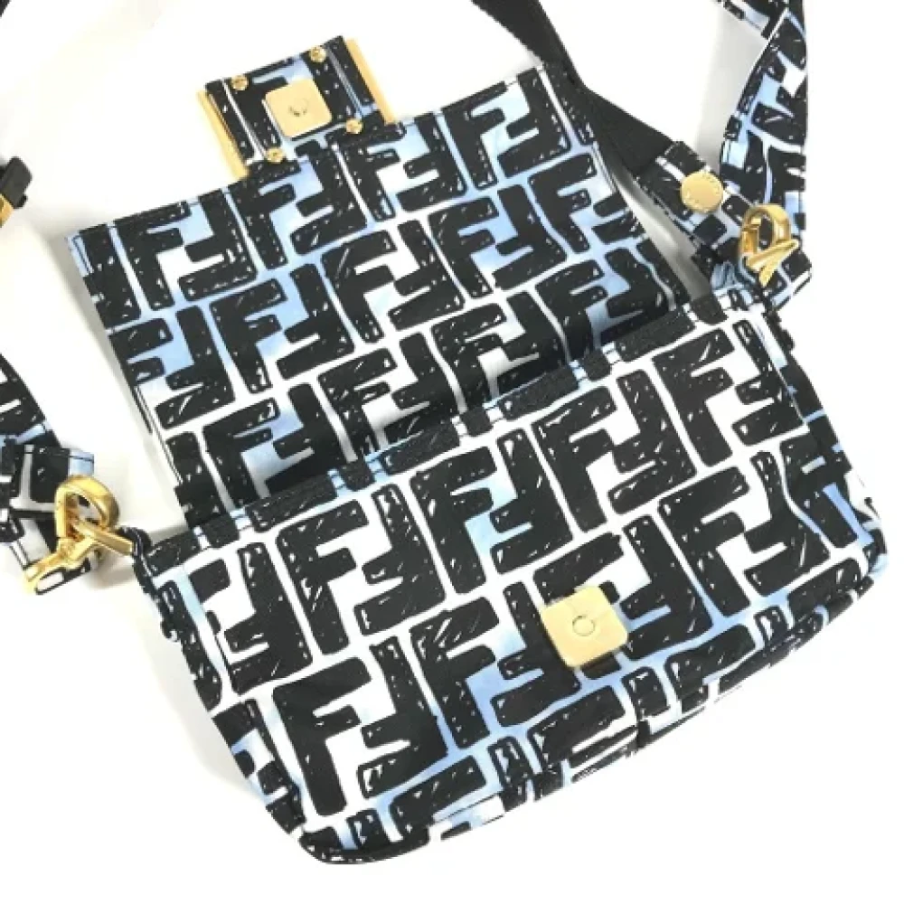 Fendi Vintage Pre-owned Nylon fendi-bags Blue Dames