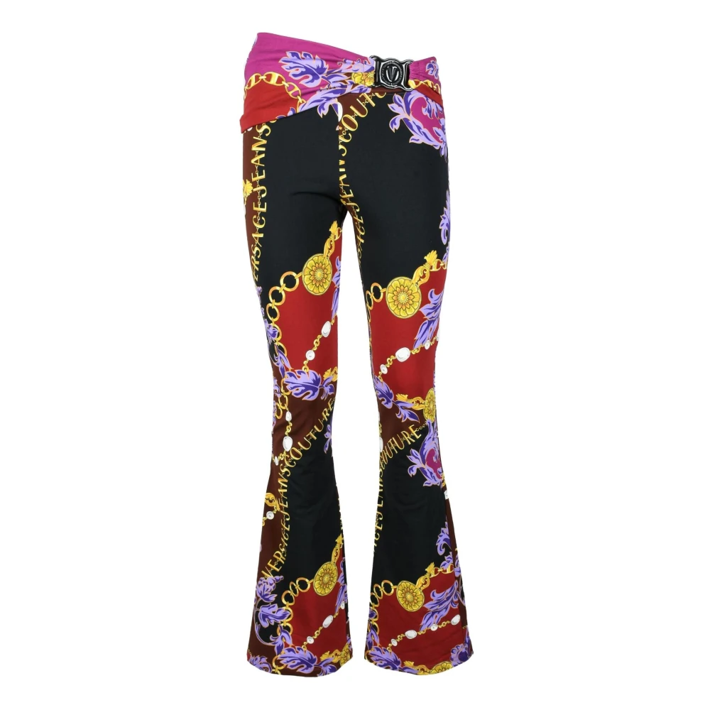 Versace Jeans Couture Stijlvolle katoen-elastaan broek Multicolor Dames