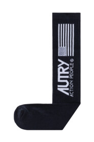 Blaue Icon Socken