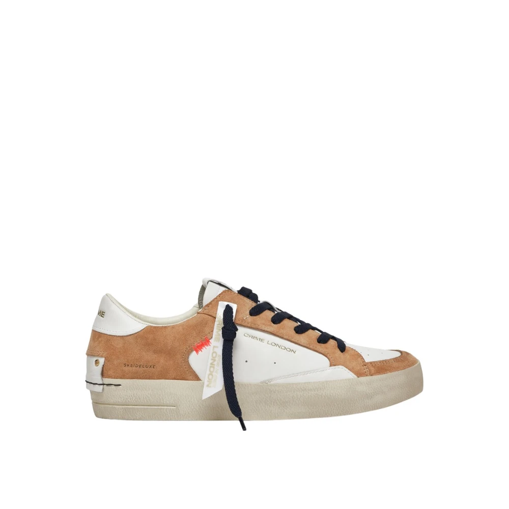 Crime London Men's Beige Sneakers, 7 Uk, Deluxe