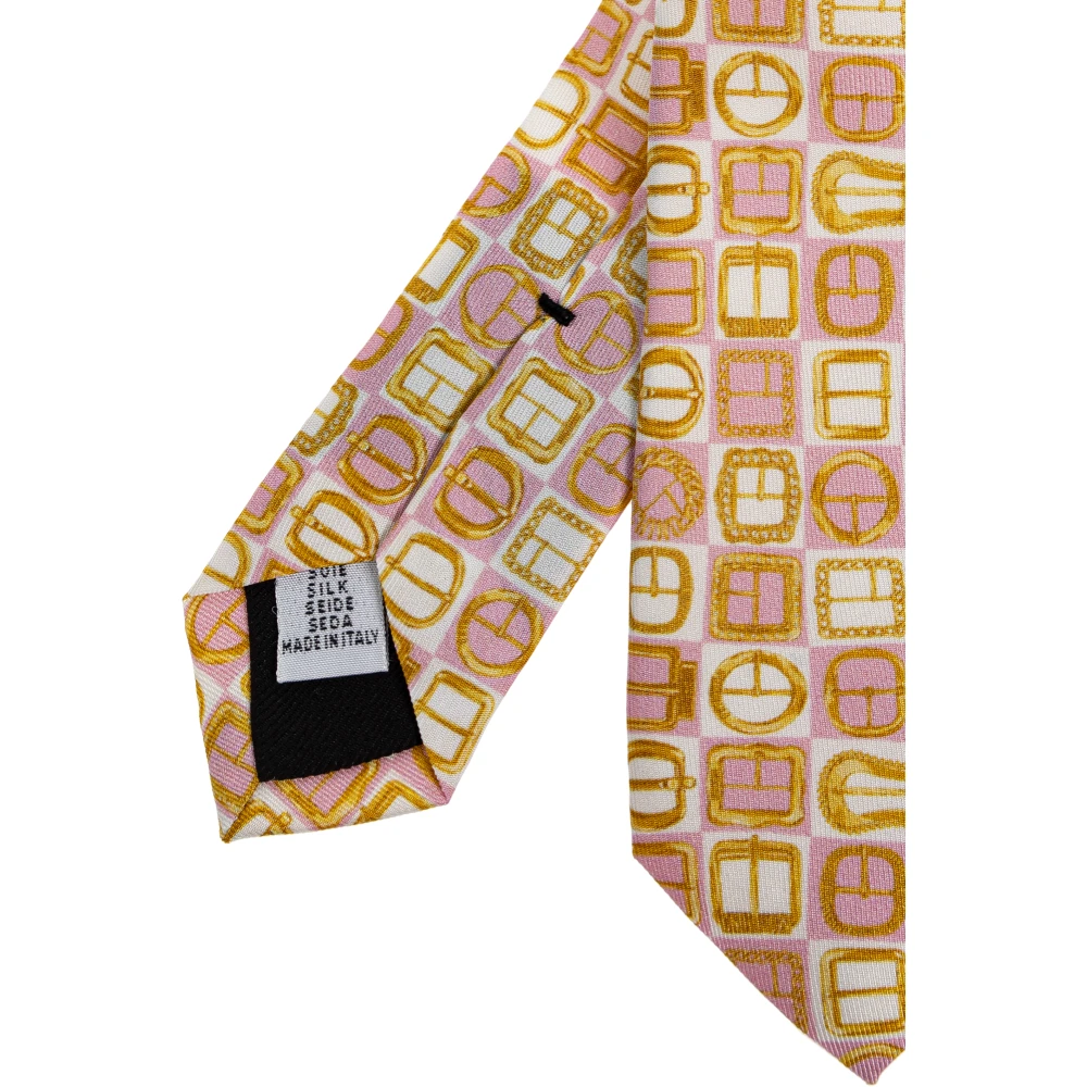 Moschino Zijden stropdas Multicolor Heren