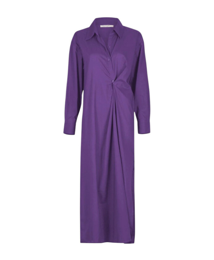 robe-chemise-longue-en-coton-ultra-violet