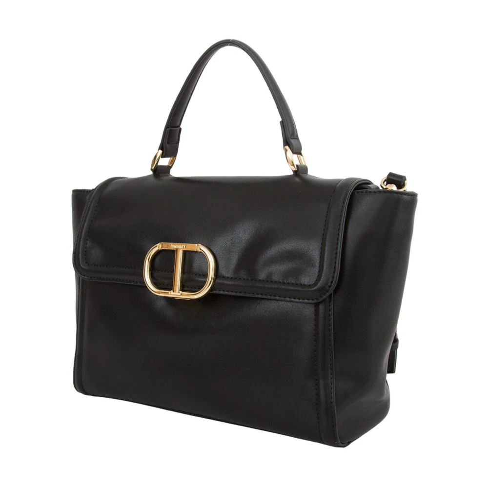 Twinset Zwarte Schoudertas Black Dames