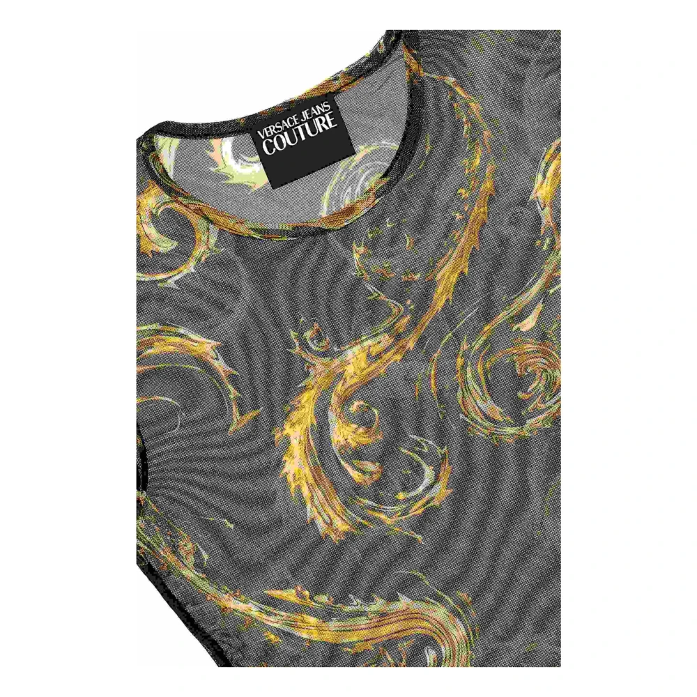 Versace Jeans Couture T-shirts en Polos Black Dames