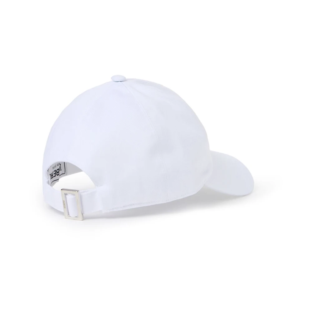 Iceberg Witte Gabardine Baseballpet met Berenprint White Heren