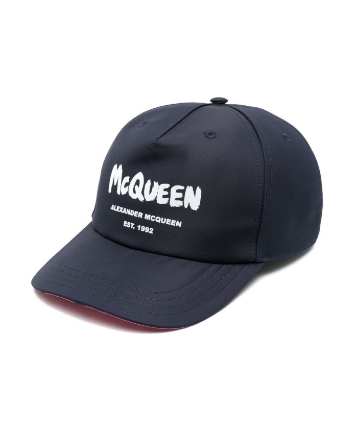 blue-logo-print-baseball-cap-for-men