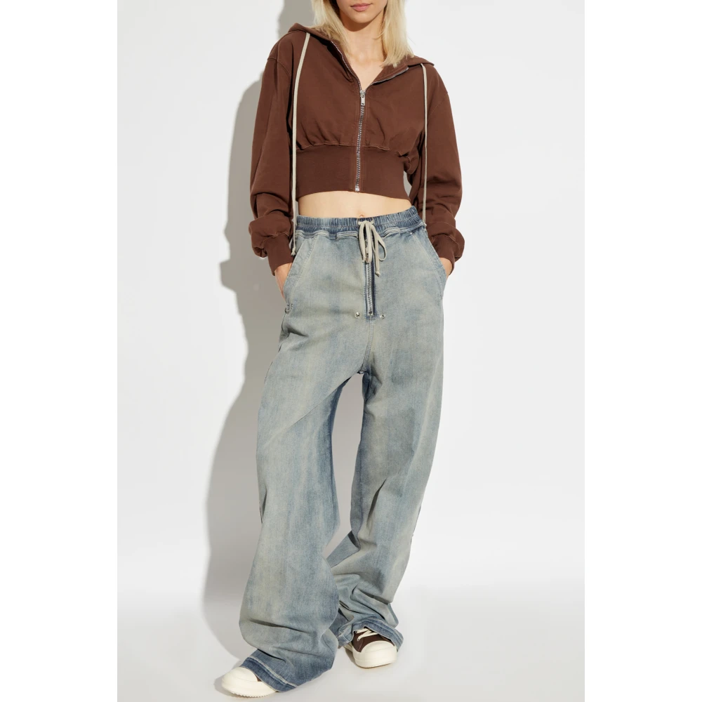 Rick Owens Geth Belas Jeans Blue Dames