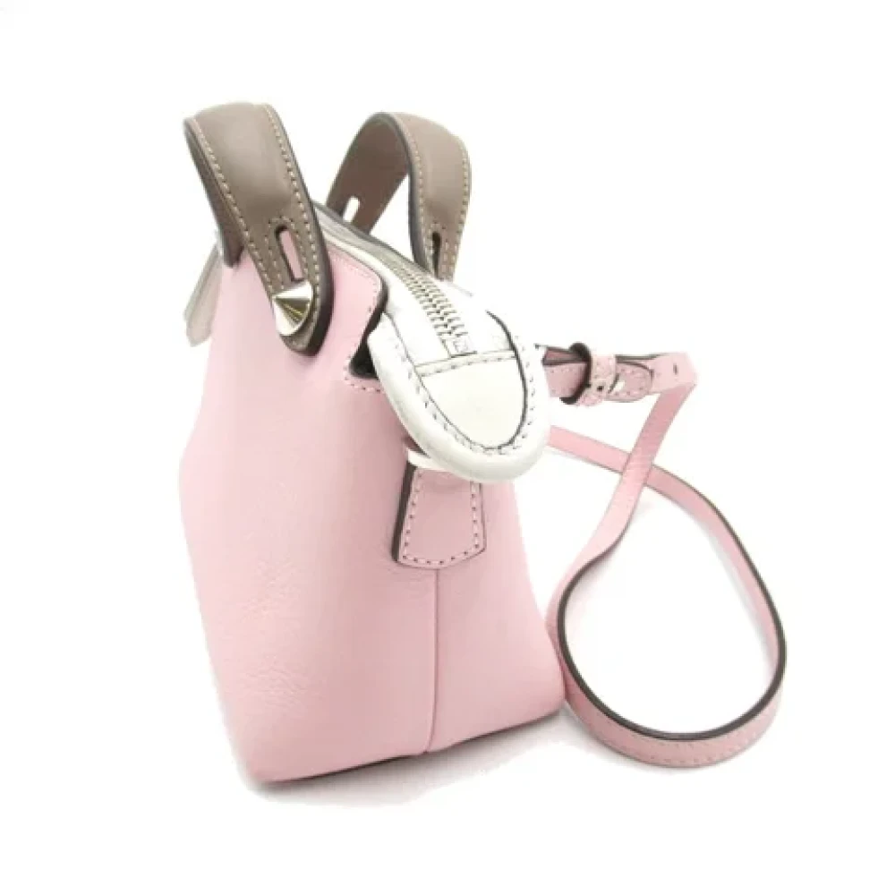 Fendi Vintage Pre-owned Leather crossbody-bags Pink Dames