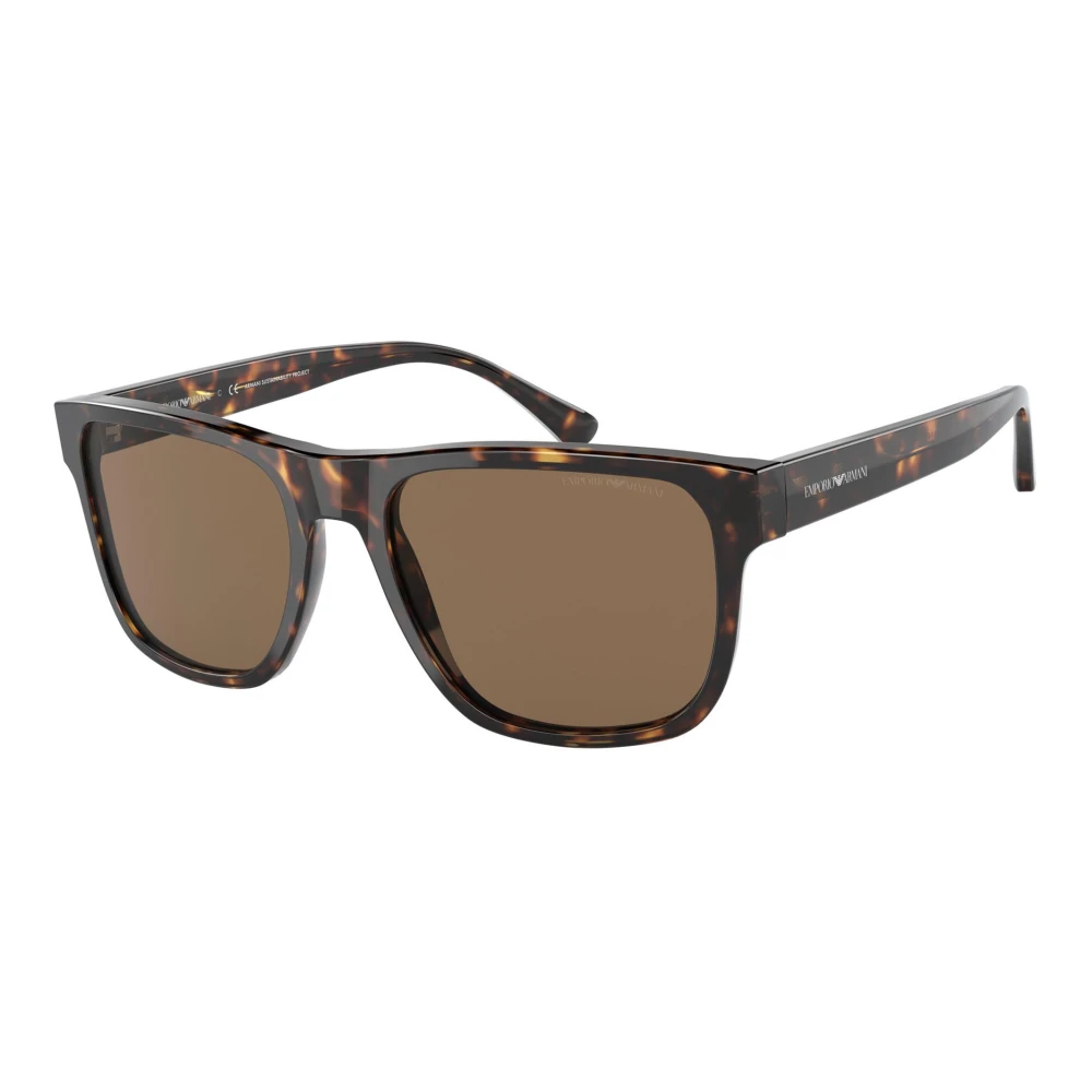 Emporio Armani Stijlvolle zonnebril voor heren Ea4163 model Brown Heren