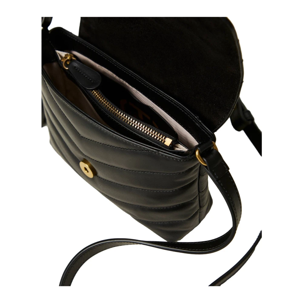 Twinset Schoudertas van gemengd materiaal Black Dames