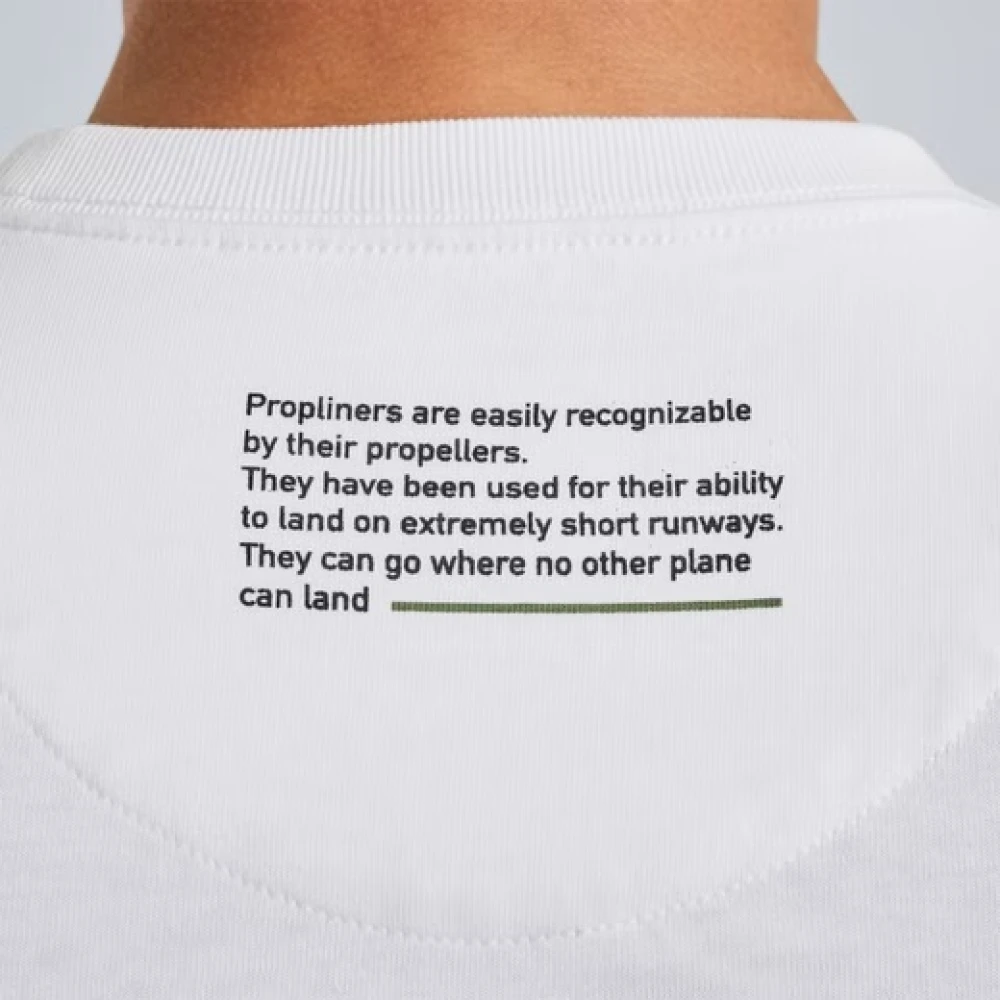 PME Legend Propeller Geïnspireerd Grafisch T-shirt White Heren