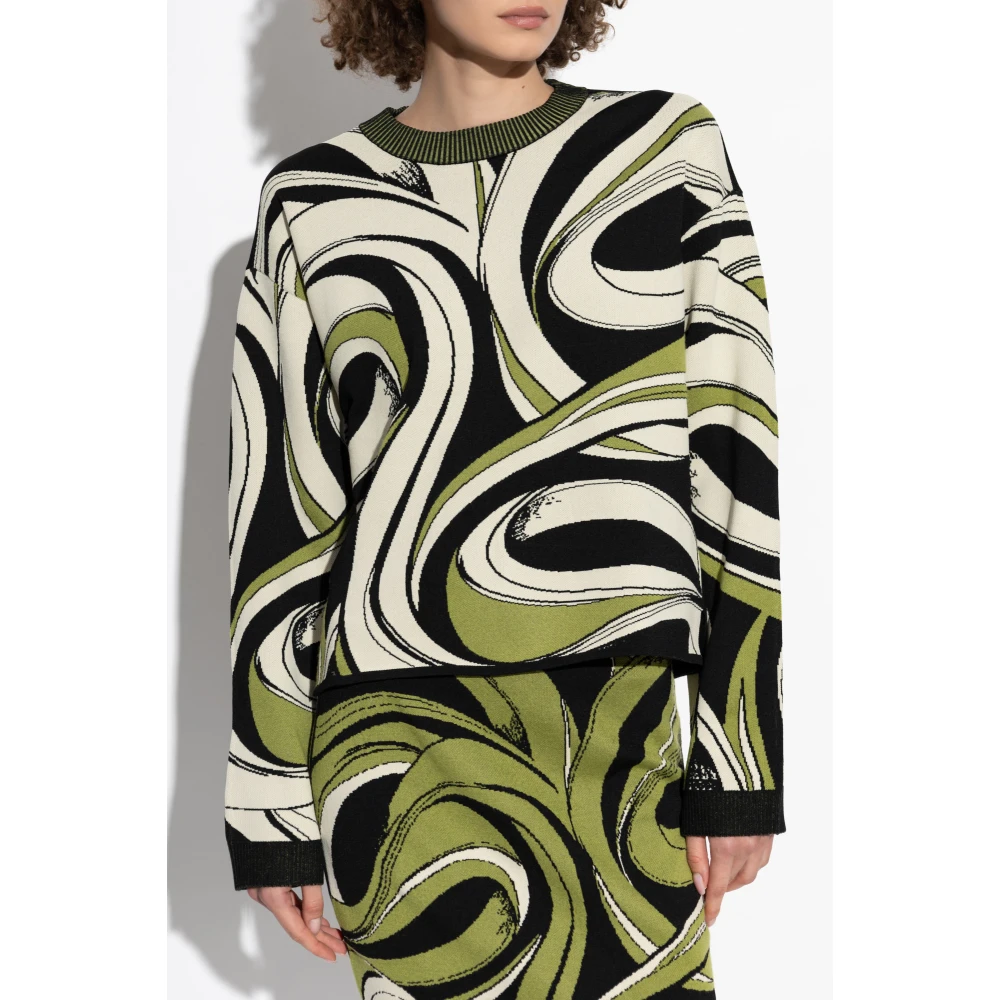 Diane Von Furstenberg Gebreide trui met patroon Multicolor Dames
