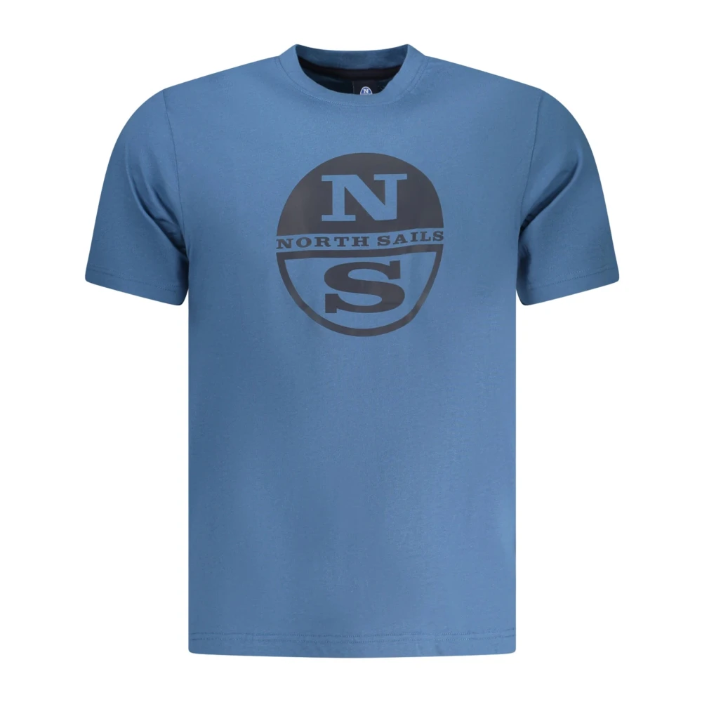 North Sails Men's Blue Short-Sleeved T-Shirt - T-Shirts - S- Tops