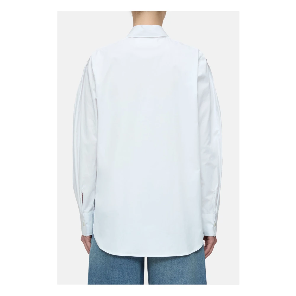 closed Aansluitende Blouse White Dames