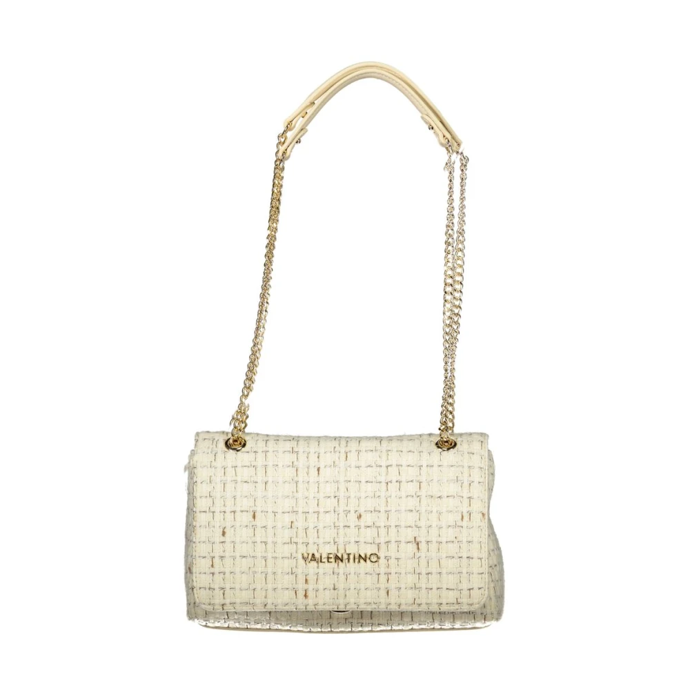 Valentino Women's Beige 2-Handle Chain Shoulder Bag - Shoulder Bags - One Size - Bags