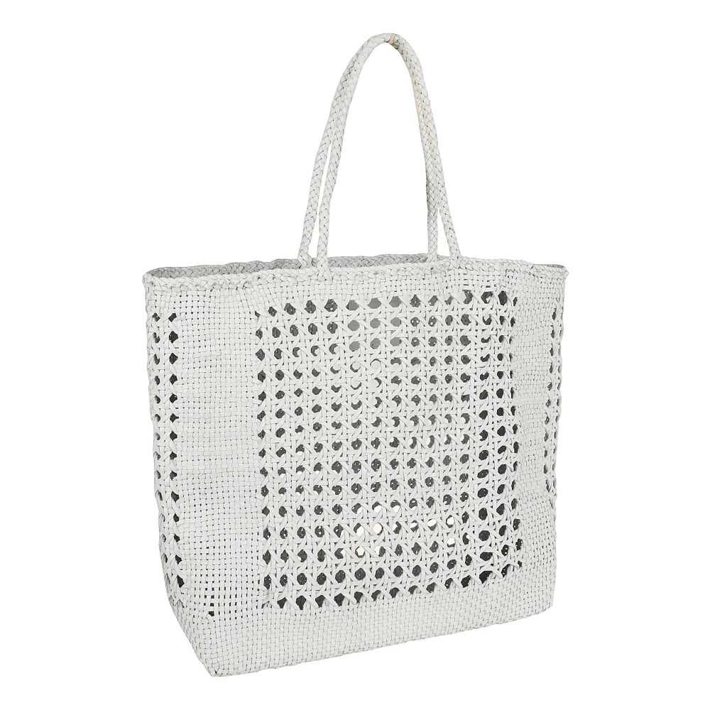 Dragon Diffusion Witte Shopper Tas Elegant Gezel Verklaring White Dames