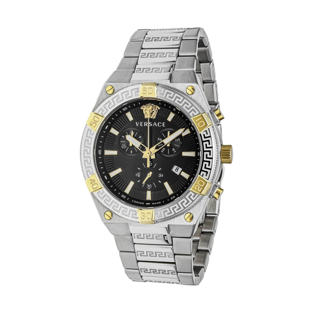 Versace Men's Sporty Greca Chronograph Watch