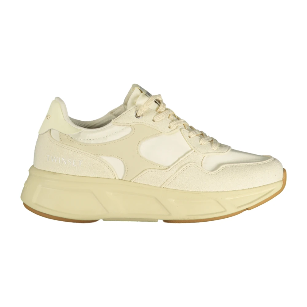 Twinset Women's Beige Sneakers, 5 Uk, Shoes