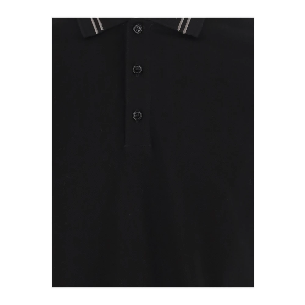 Versace Zwarte T-shirts en Polos Black Heren