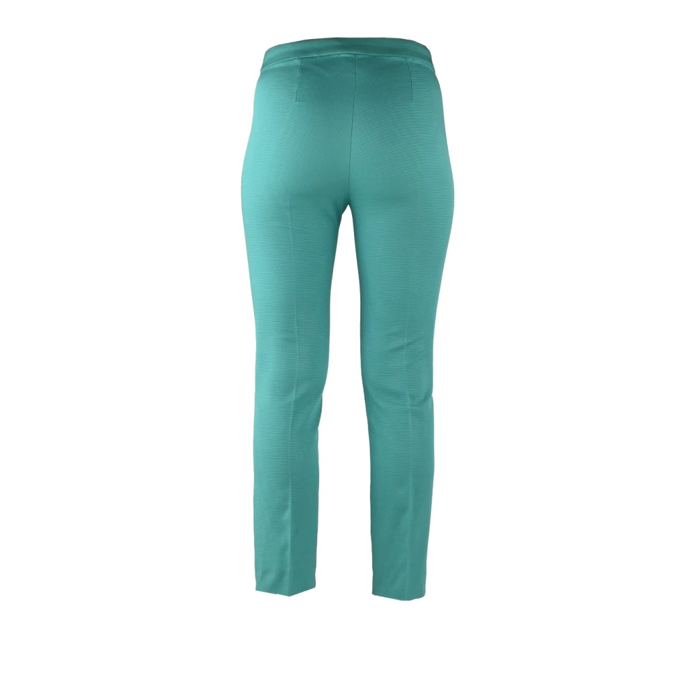 Pennyblack Slim Cigarette Broek in Stretch Faille Blue Dames