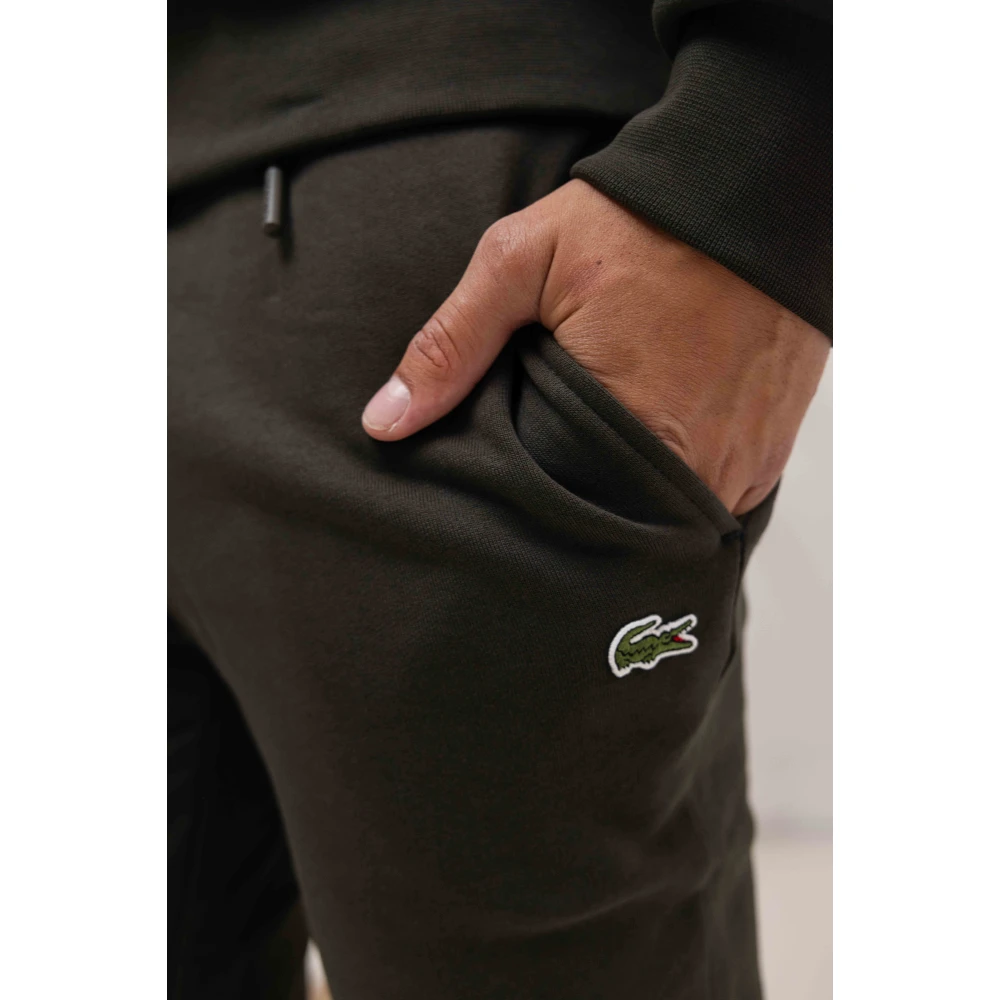 Lacoste Donkergroen Hooded Trainingspak Heren Green Heren