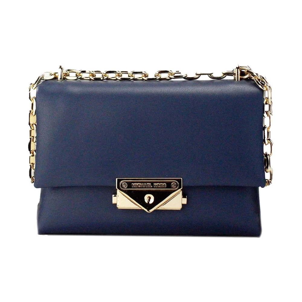 Michael Kors Vegan Convertible Crossbody Tas Blue Dames