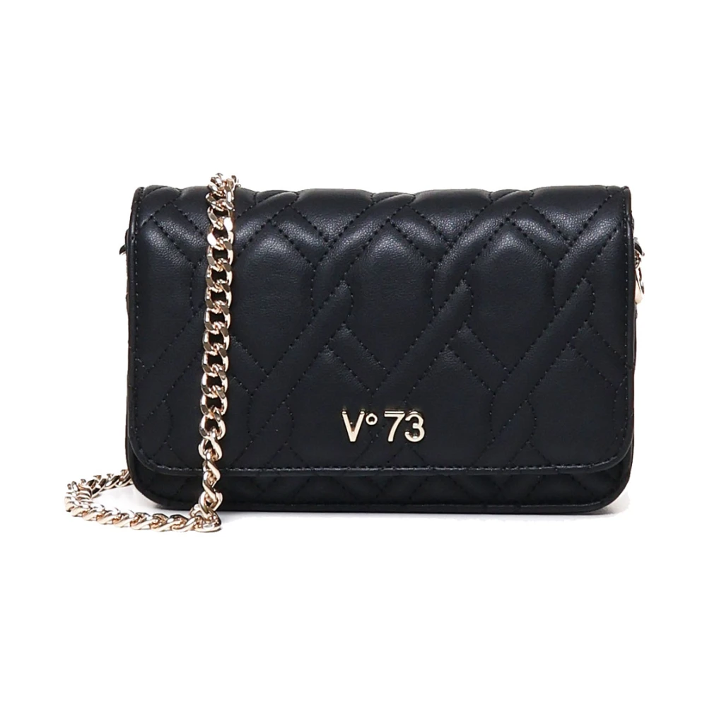 V73 Zwarte Crossbody Tas met Matelassé Black Dames