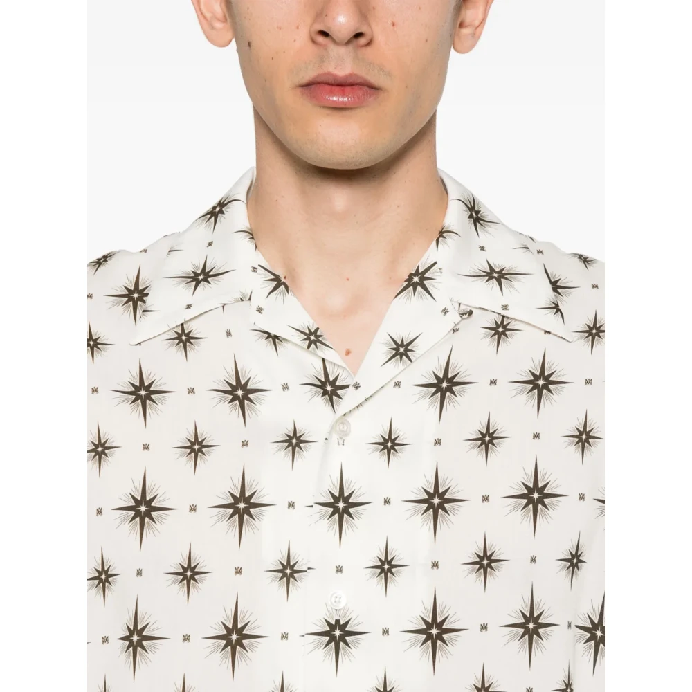 Amiri Micro Starburst Overhemd White Heren